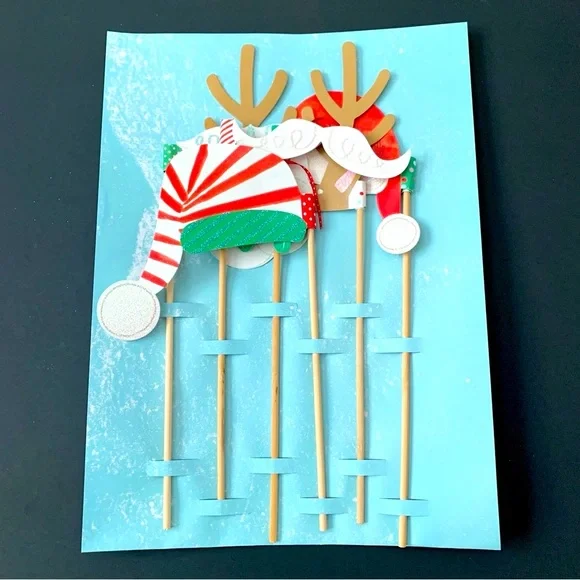 Holiday Christmas Party Decoration Photo Prop Bundle - Picture 2 of 16